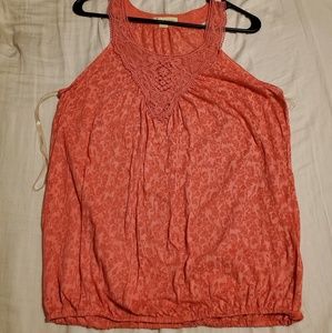 Forever 21 coral blouse